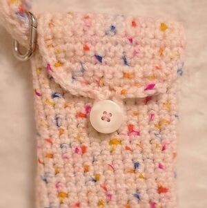 Cell Phone Case Pouch With Hook Clasp